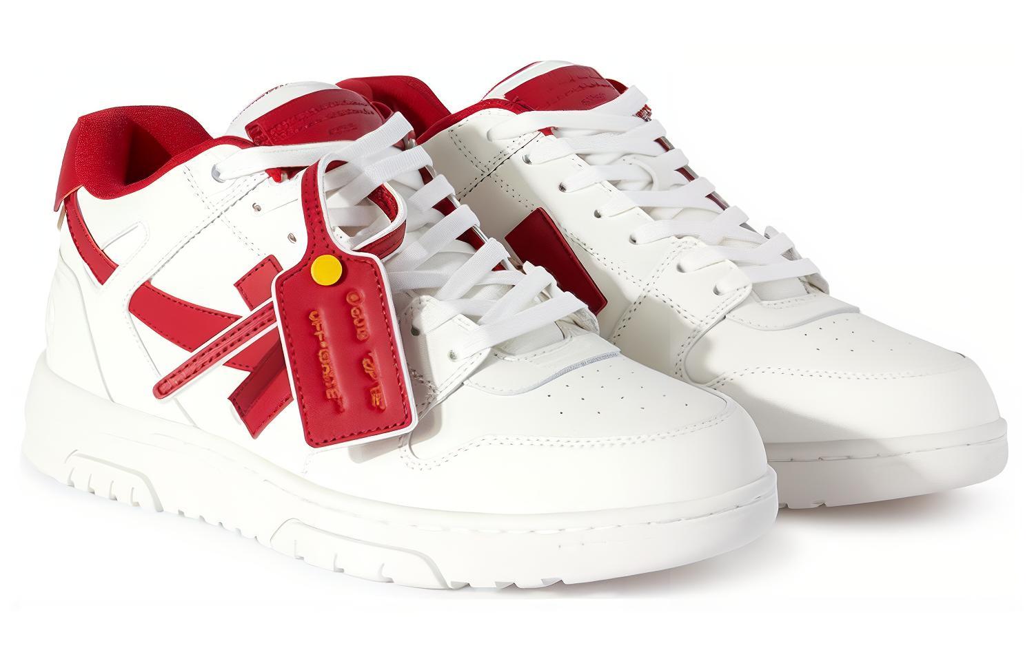 Off-White Out Of Office OOO Low Tops '2024 Lunar New Year Red White' 圖 2