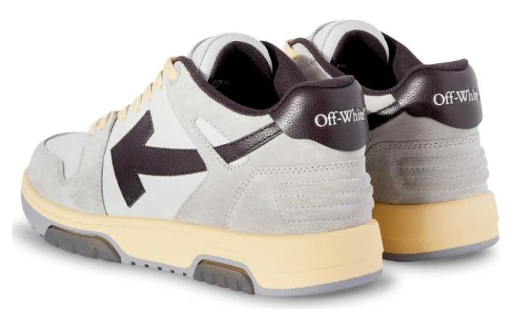 Lookbook Off-White Out Of Office OOO 低帮 灰浅色深灰色运动鞋 OMIA189S24LEA0110511