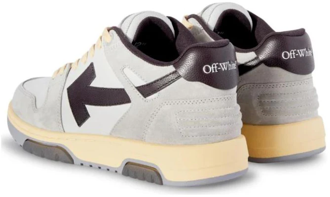 Off-White Out Of Office OOO 低帮 灰浅色深灰色运动鞋 OMIA189S24LEA0110511 Lookbook Off-White Out Of Office OOO 低帮 灰浅色深灰色运动鞋 OMIA189S24LEA0110511