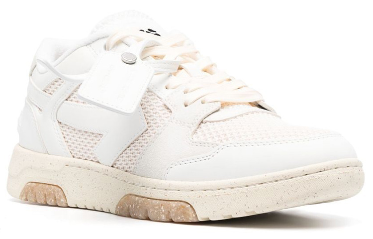 Order OFF-WHITE 出門在外 皮革 系帶圓頭 時尚板鞋 男款 白色