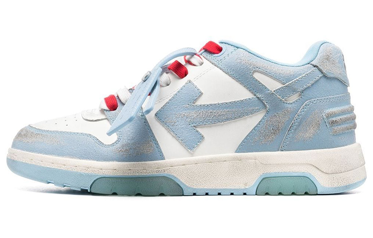 off white sky blue vintage low
