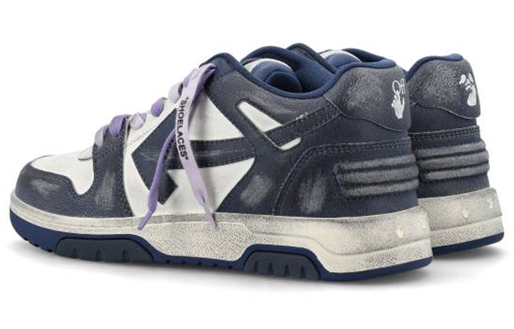 Off-White Out of Office Vintage Leather 'Navy Blue' 圖 4