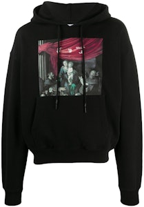 黑色/黑色Oversize適合Caravaggio繪畫連帽衫 Buy 黑色/黑色Oversize適合Caravaggio繪畫連帽衫