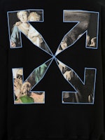 Hoodie Oversize Off-White Caravaggio Lukisan Hitam/Hitam Order Hoodie Oversize Off-White Caravaggio Lukisan Hitam/Hitam