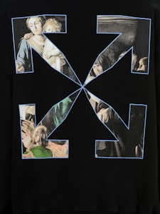 黑色/黑色Oversize適合Caravaggio繪畫連帽衫 Order 黑色/黑色Oversize適合Caravaggio繪畫連帽衫