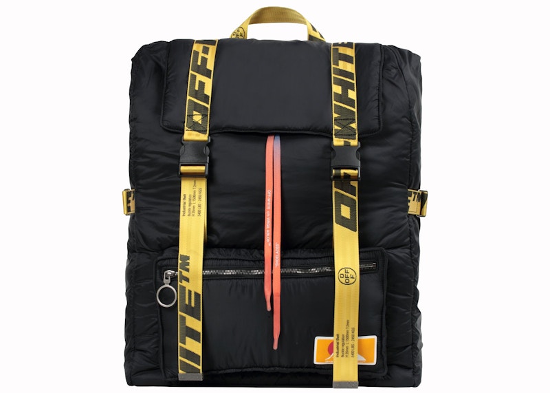 OFF-WHITE Oversize Puffy Backpack Black