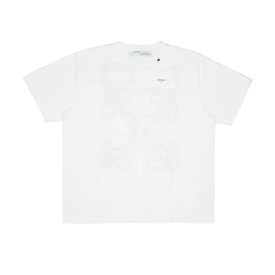 Off-White Oversized Abstract Arrows Embroidered T-Shirt White/Black