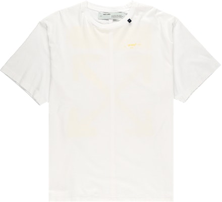 Off-White Oversized Acrylic Arrows S/S T-Shirt White/Yellow Buy Off-White Oversized Acrylic Arrows S/S T-Shirt White/Yellow