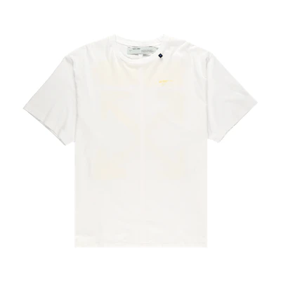 Off-White Oversized Acrylic Arrows S/S T-Shirt White/Yellow