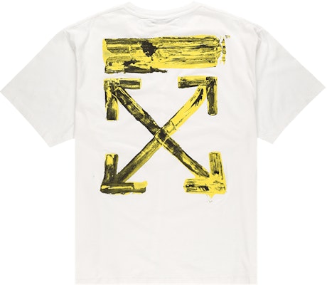Off-White Oversized Acrylic Arrows S/S T-Shirt White/Yellow Order Off-White Oversized Acrylic Arrows S/S T-Shirt White/Yellow