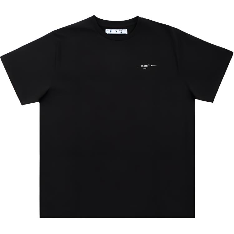 OFF-WHITE Oversized Arrow Cotton Short Sleeve Tee Black OMAA038G20JER0061088