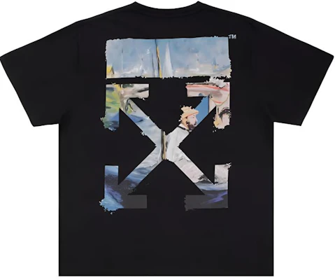 OFF-WHITE Kaos Pendek Katun Oversized Arrow Hitam OMAA038G20JER0061088 Lookbook OFF-WHITE Kaos Pendek Katun Oversized Arrow Hitam OMAA038G20JER0061088