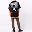 Shop OFF-WHITE Kaos Pendek Katun Oversized Arrow Hitam OMAA038G20JER0061088