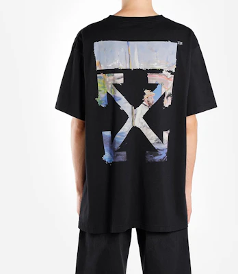 OFF-WHITE Kaos Pendek Katun Oversized Arrow Hitam OMAA038G20JER0061088 Details for OFF-WHITE Kaos Pendek Katun Oversized Arrow Hitam OMAA038G20JER0061088
