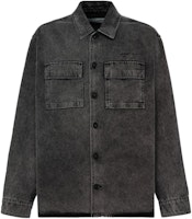 Off-White Oversized Arrows Denim Shirt Medium Grey/Black Off-White Oversized Arrows Denim Shirt Medium Grey/Black