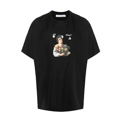 OFF-WHITE Oversized Caravaggio Boy T-shirt Black