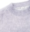 Lookbook Off-White Oversized Diag Brushed Mohair Knit Sweater Melange Grey/Multicolor