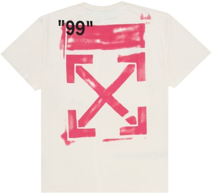 Off-White Oversized Diag Stencil T-Shirt White Order Off-White Oversized Diag Stencil T-Shirt White