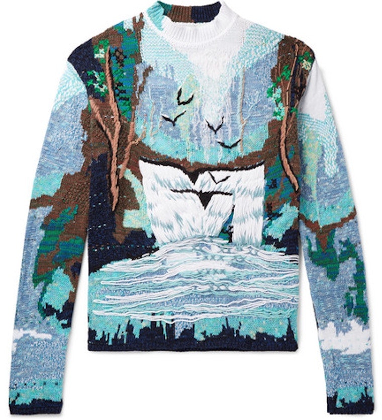 off-white-oversized-emrboidered-waterfall-sweater-blue-multicolor