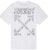 Off-White Oversized Fit Airport Tape T-Shirt White