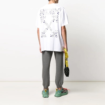 Off-White Oversized Fit Airport Tape T-Shirt White Shop Off-White Oversized Fit Airport Tape T-Shirt White