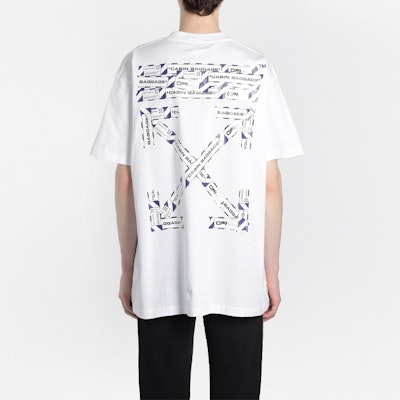 Off-White Oversized Fit Airport Tape T-Shirt White Details for Off-White Oversized Fit Airport Tape T-Shirt White