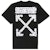 Off-White Oversized Fit Airport Tape Tee Black/Multicolor