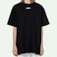 Lookbook Off-White Oversized Fit Airport Tape Tee Black/Multicolor