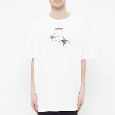 Off-White Oversized Fit Arachno Arrows T-Shirt White Order Off-White Oversized Fit Arachno Arrows T-Shirt White