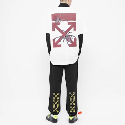 Off-White Oversized Fit Arachno Arrows T-Shirt White Shop Off-White Oversized Fit Arachno Arrows T-Shirt White