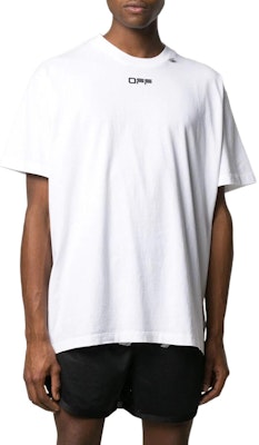 Off-White Oversized Fit Caravaggio Arrows T-Shirt White/Multicolor Lookbook Off-White Oversized Fit Caravaggio Arrows T-Shirt White/Multicolor