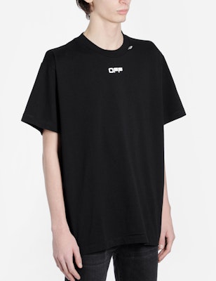 Off-White Oversized Fit Caravaggio Arrows T-Shirt Black/Multicolor Shop Off-White Oversized Fit Caravaggio Arrows T-Shirt Black/Multicolor
