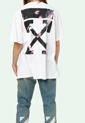 Off-White Oversized Fit Caravaggio Arrows T-Shirt White/Multicolor Details for Off-White Oversized Fit Caravaggio Arrows T-Shirt White/Multicolor