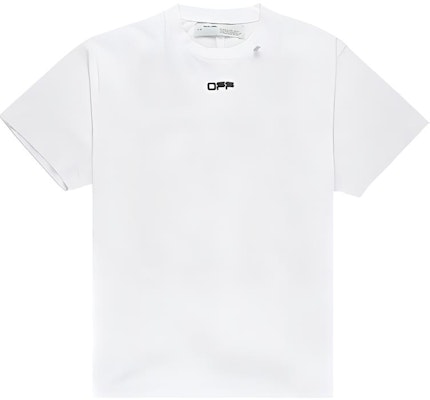 Off-White Oversized Fit Caravaggio Square T-Shirt White/Black Buy Off-White Oversized Fit Caravaggio Square T-Shirt White/Black