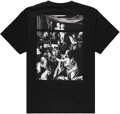 Off-White Oversized Fit Caravaggio Square T-Shirt Black/Multicolor Buy Off-White Oversized Fit Caravaggio Square T-Shirt Black/Multicolor