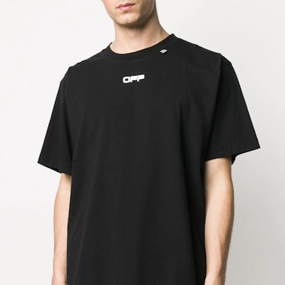 Off-White Oversized Fit Caravaggio Square T-Shirt Black/Multicolor Lookbook Off-White Oversized Fit Caravaggio Square T-Shirt Black/Multicolor