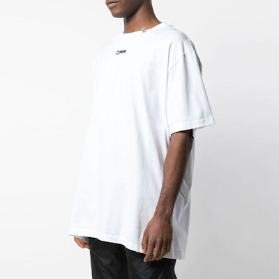 Off-White Oversized Fit Caravaggio Square T-Shirt White/Black Purchase Off-White Oversized Fit Caravaggio Square T-Shirt White/Black