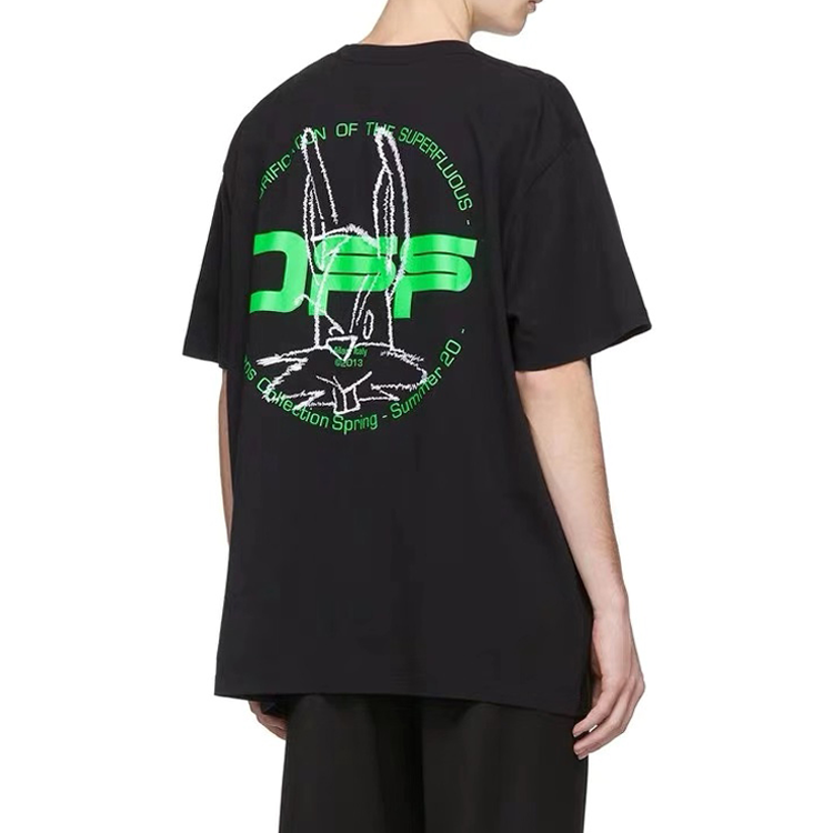 Off-White Oversized Fit Harry The Bunny T-Shirt Black/Multicolor 圖 4