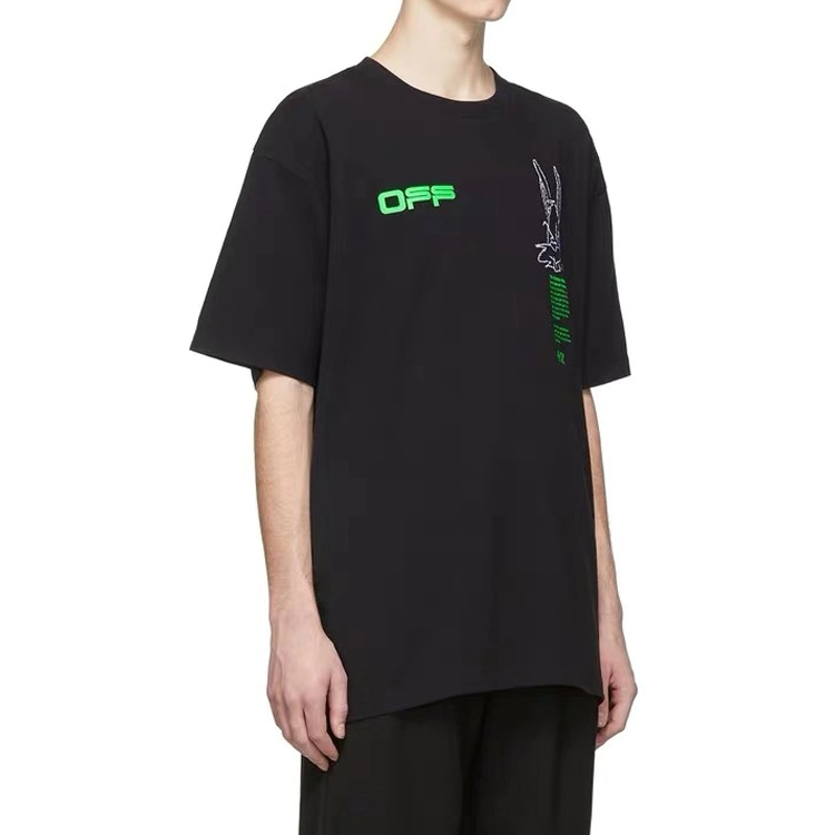 Off-White Oversized Fit Harry The Bunny T-Shirt Black/Multicolor 圖 5