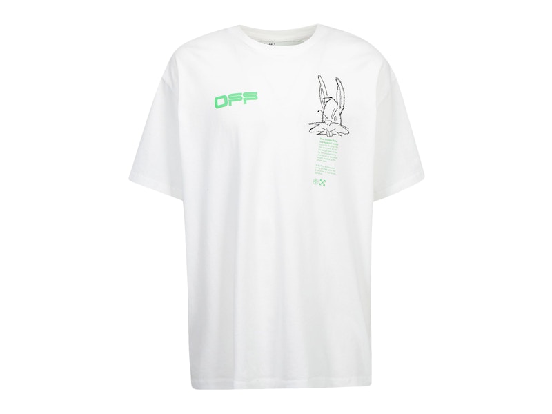 Off-White Oversized Fit Harry The Bunny T-Shirt White/Multicolor