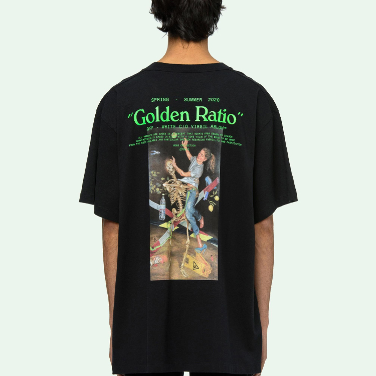 Sizing オフホワイト Pascal オーバーサイズTシャツ (黒/マルチ) OMAA038R201850141088