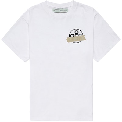 Off-White Oversized Fit Tape Arrows T-Shirt White Order Off-White Oversized Fit Tape Arrows T-Shirt White