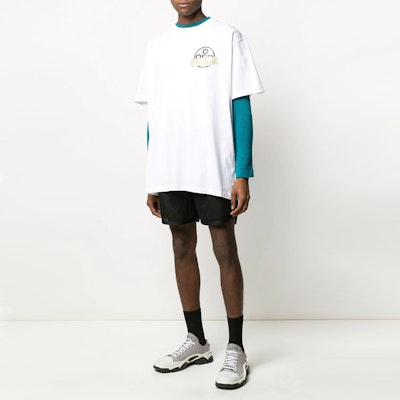 Off-White Oversized Fit Tape Arrows T-Shirt White Purchase Off-White Oversized Fit Tape Arrows T-Shirt White