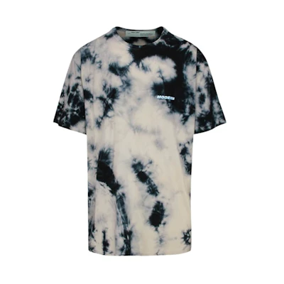 Off-White Oversized Fit Tie Dye T-Shirt Multicolor