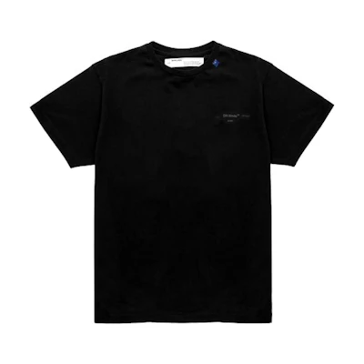 Off-White Oversized Fit Unfinished T-Shirt Black/White