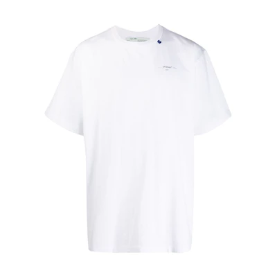 Off-White Oversized Fit Unfinished T-Shirt White/Black