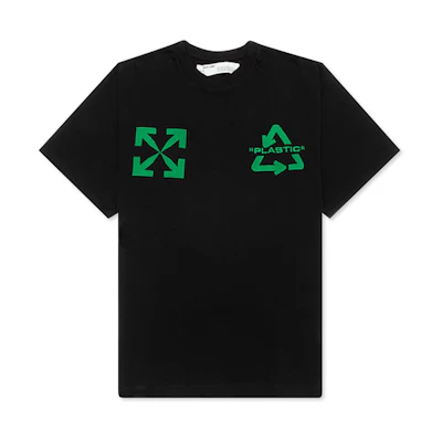 Off-White Oversized Fit Universal Key T-Shirt Black/Green