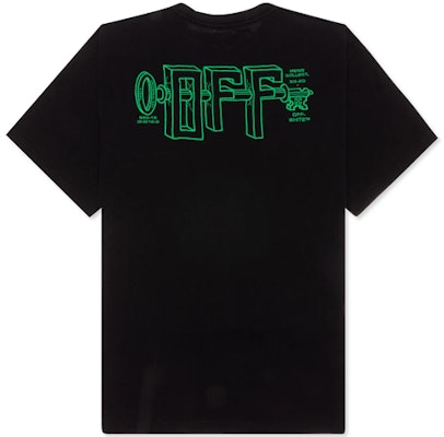 Off-White Oversized Fit Universal Key T-Shirt Black/Green Order Off-White Oversized Fit Universal Key T-Shirt Black/Green