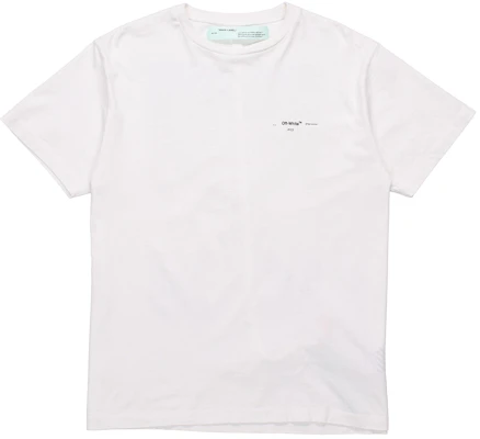 OFF-WHITE 寬版箭頭圖案棉質T恤 白色 - 寬鬆版型 OMAA038R191850120288 Lookbook OFF-WHITE 寬版箭頭圖案棉質T恤 白色 - 寬鬆版型 OMAA038R191850120288