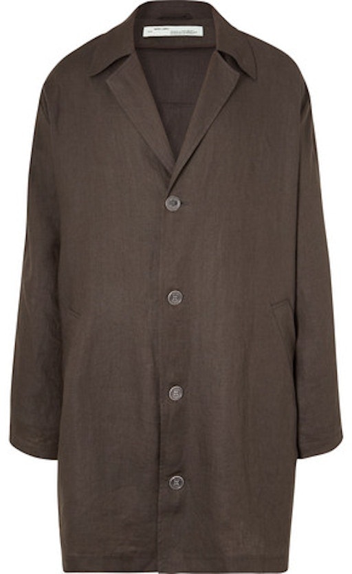 off-white-oversized-logo-appliqued-trench-coat-brown